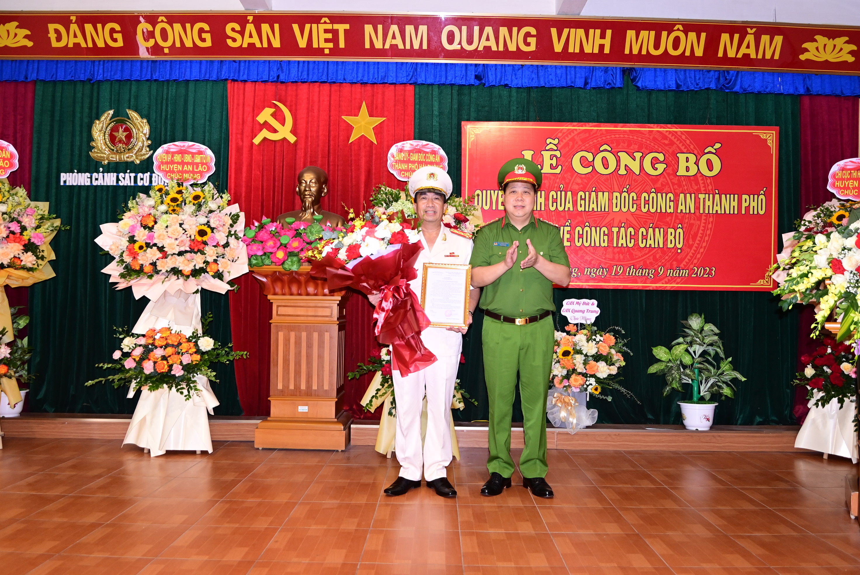 Đại tá Hoàng Văn Nam giữ chức Trưởng Phòng Cảnh sát cơ động
